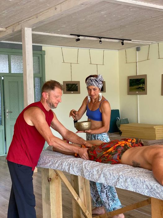 Висцеральный массаж в 4 руки