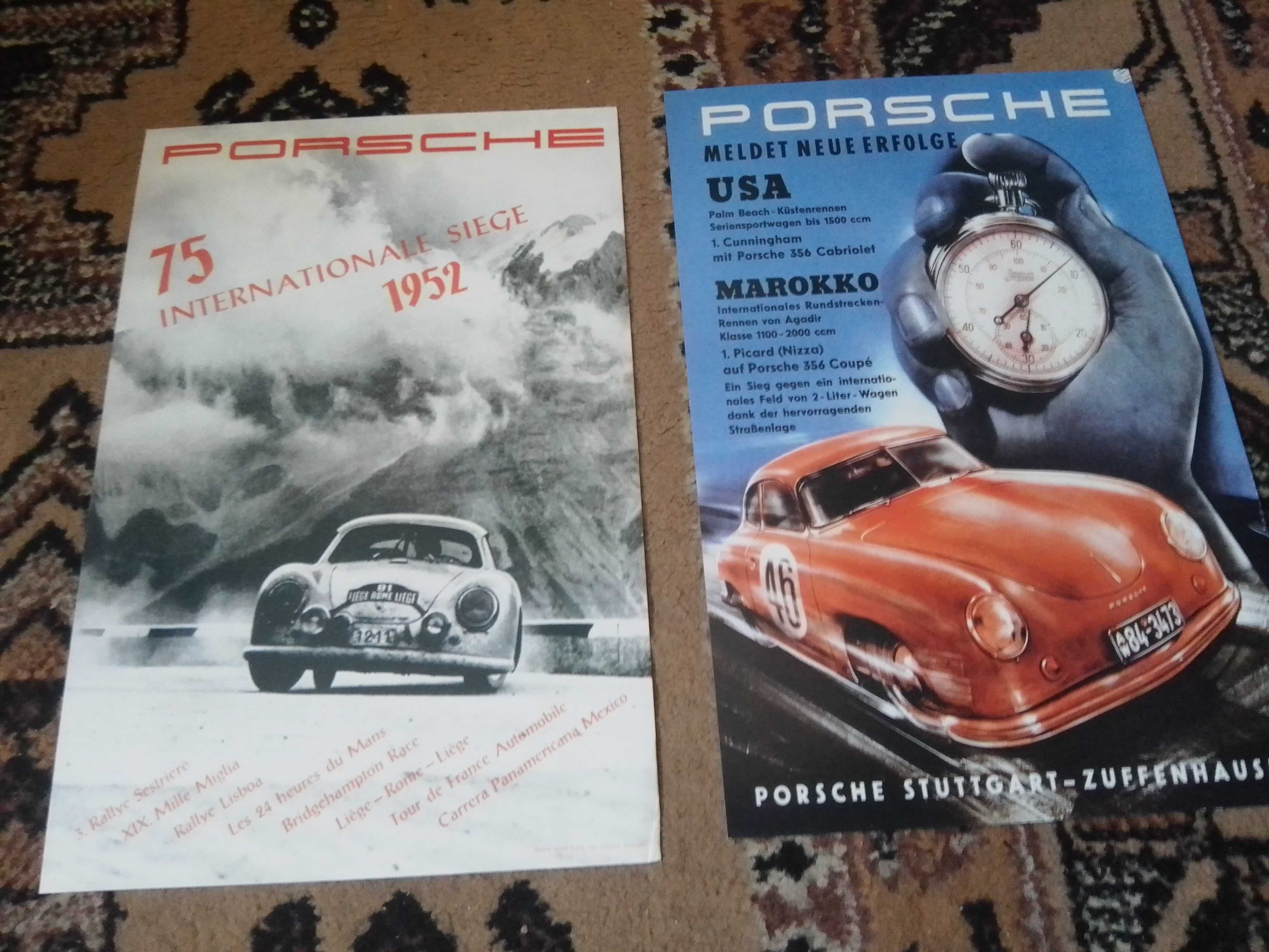 Stare plakaty Porsche i inne  do aranżacji wnętrza - wysyłka olx