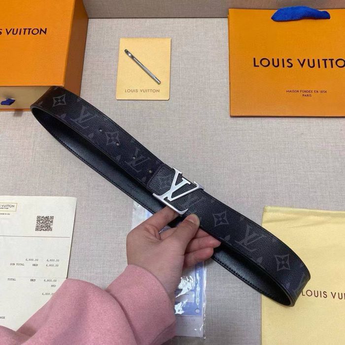 Мужской ремень Louis Vuitton в подарочном наборе  чоловічий ремінь луі
