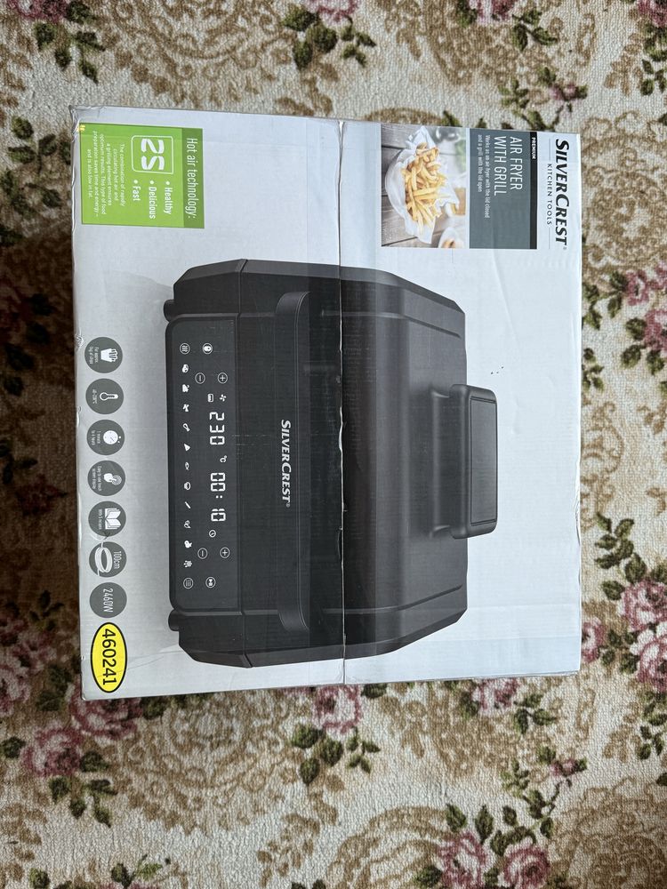 Frytkownica beztłuszczowa Grill Silvercrest SHFG 2460 /jak nowa/