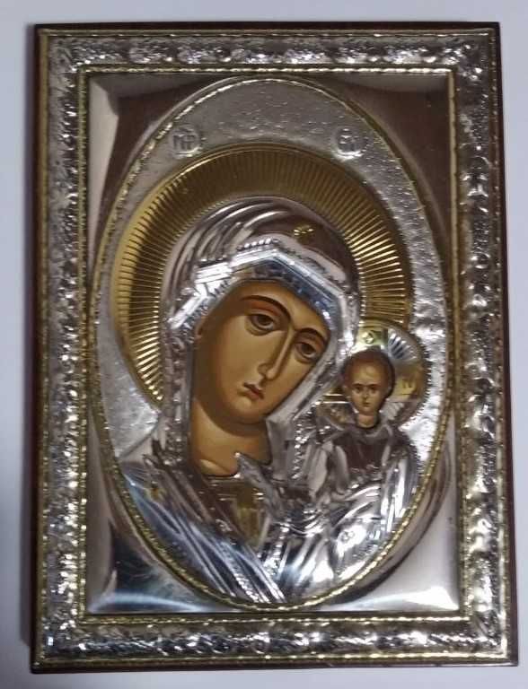 Икона Божьей Матери, фабрика Theodora Argento