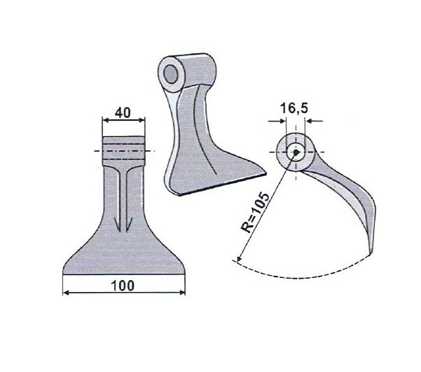 Bijaki młotkowe RM-64 kosiarka Samasz Mido Grino Kangu Vino Agrimaster