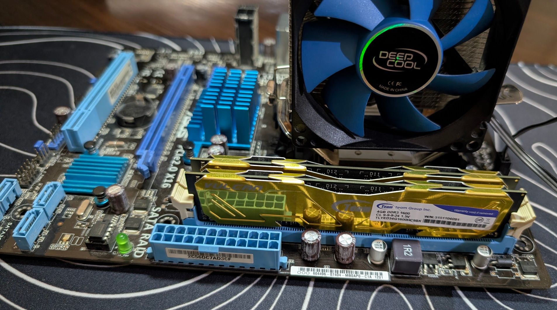 Amd Fx4300, asus m5a78l-m lx3, ddr3 8gb, deep cool