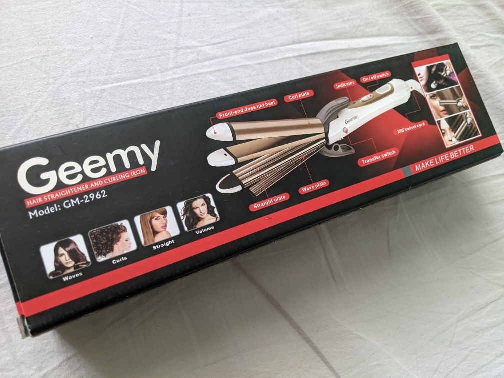 Крутий стайлер для волосся Geemy