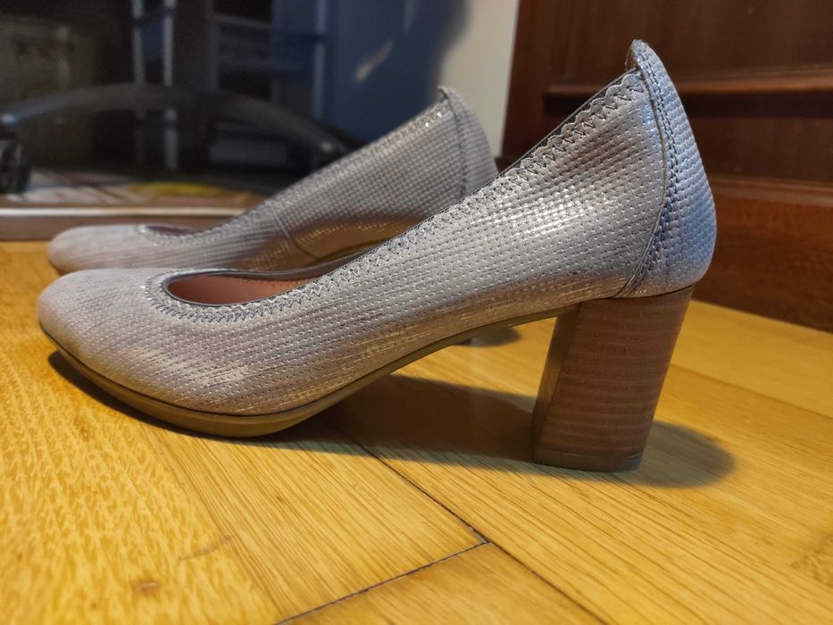 Hispanitas - Sapatos de Salto Alto Cinzentos - Tamanho: 38