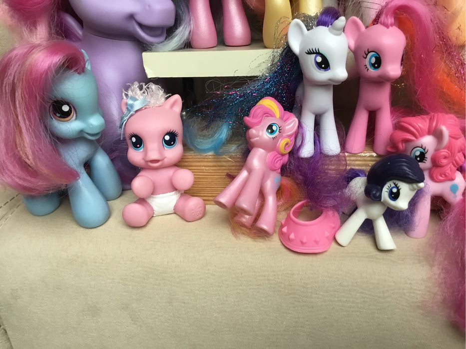 My Little Pony Твайлайт, Флаттершай лiтл понi G3 G4. Hasbro