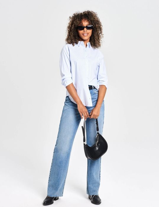 Сорочка в полоску, 38 розмір