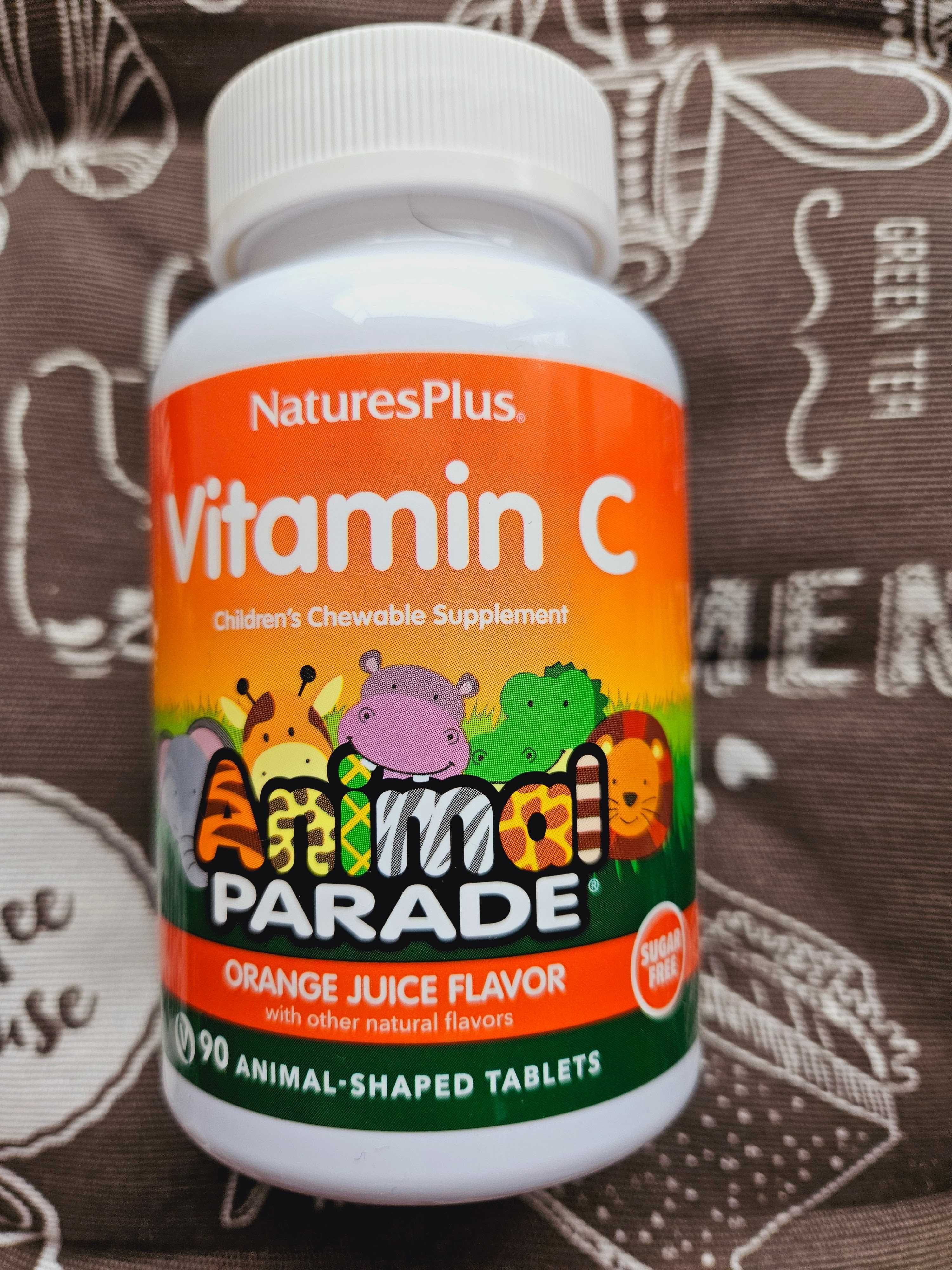 Natures Plus Animal Parade дитячий вітамін C витамин С 90 шт