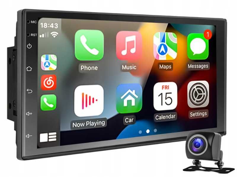 NOWE radio samochodowe 2 DIN 7" ANDROID 14 GPS USB BT RDS