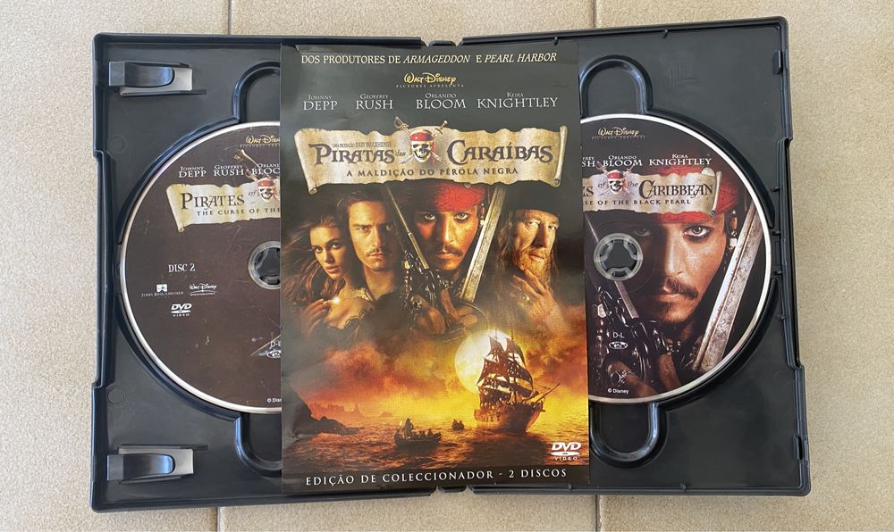 Colecção Piratas das Caraíbas - DVDs