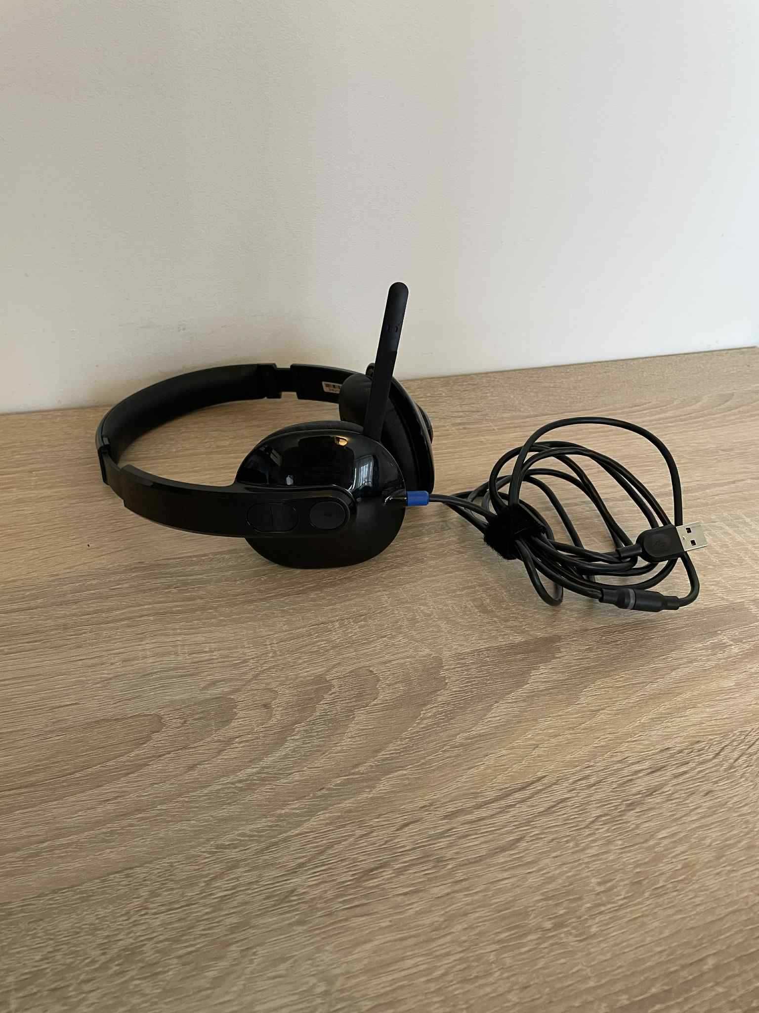 Słuchawki Logitech H540 USB nauszne z mikrofonem - uszkodzony kabel