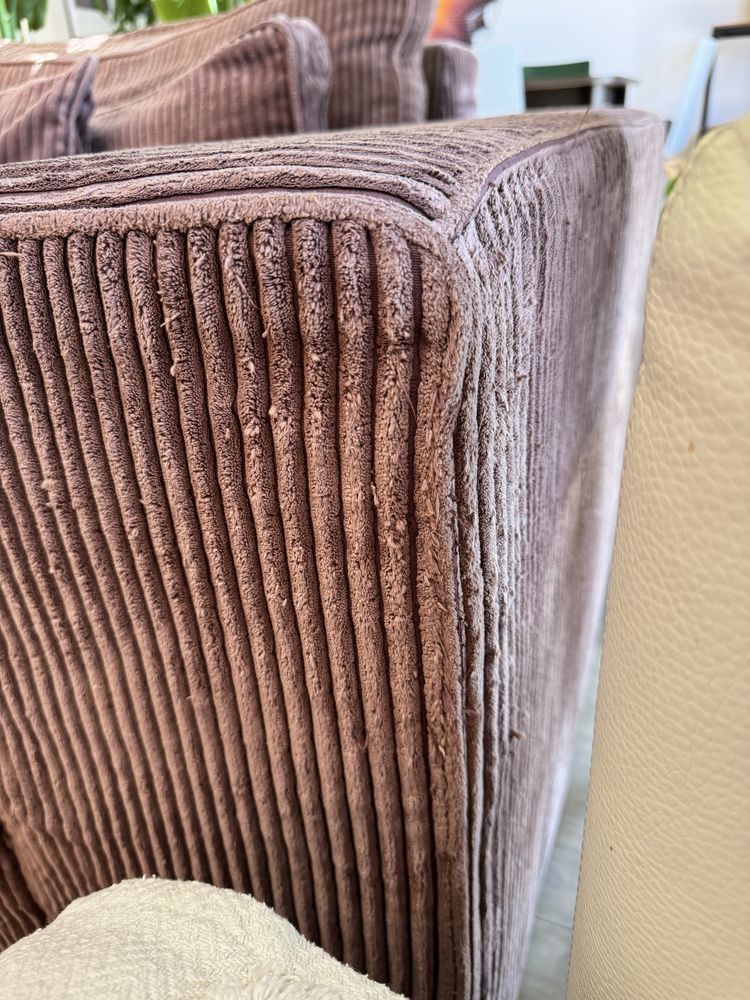 Sofa z funkcją spania sztruks 4-os