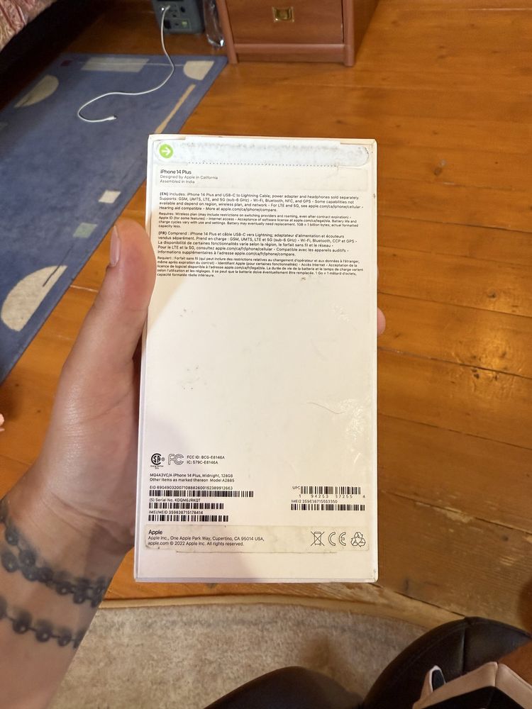 Iphone 14 plus 128gb r sim