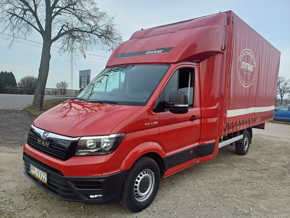 MAN TGE  Spojkar Plandeka wym 4,80 x 2,20 x 2,20 m 10 Euro palet