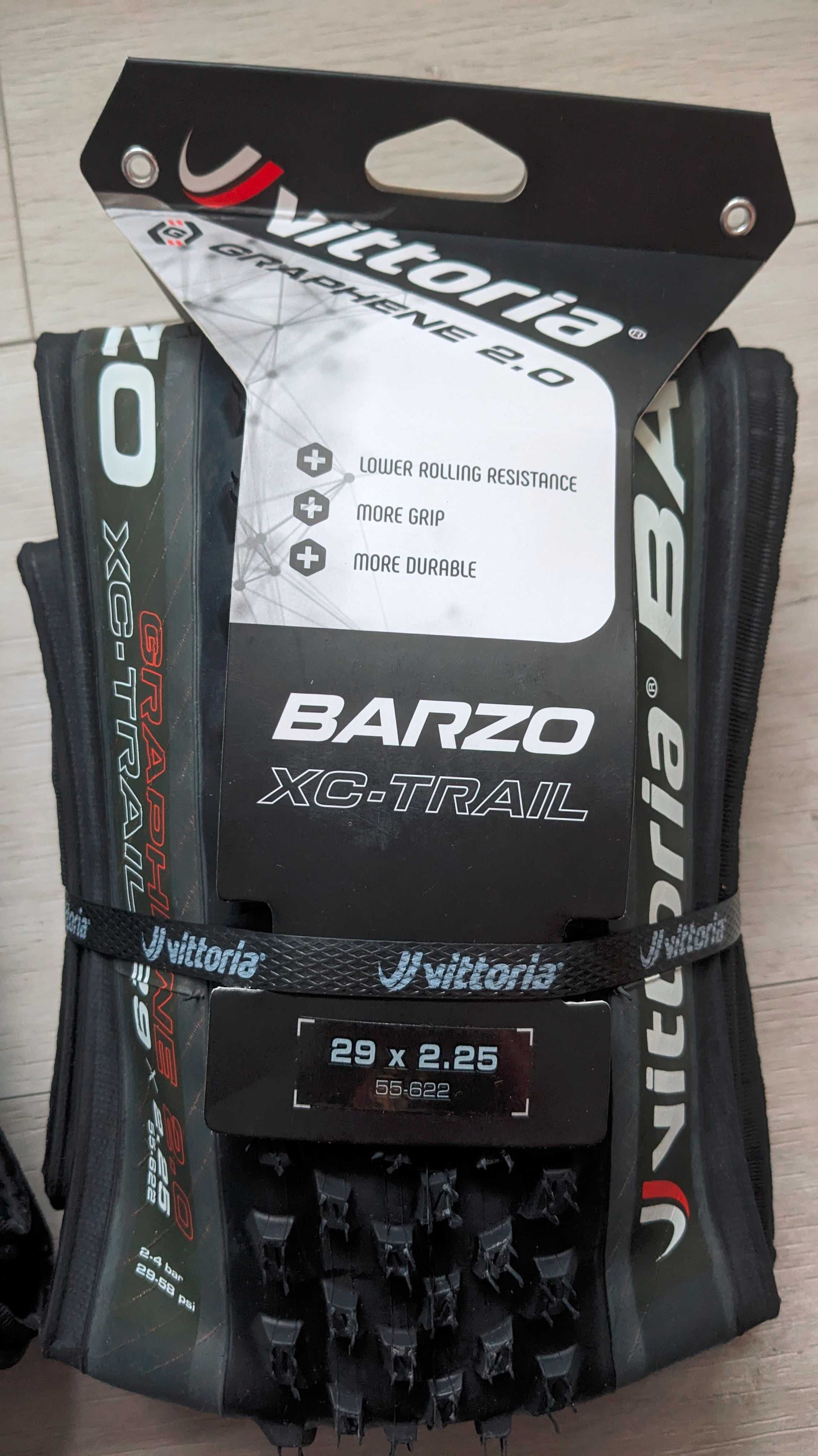 Vittoria Barzo G2.0 XC-TRAIL 29x2.25  MTB - (55-622) KOMPLET  2 sztuki