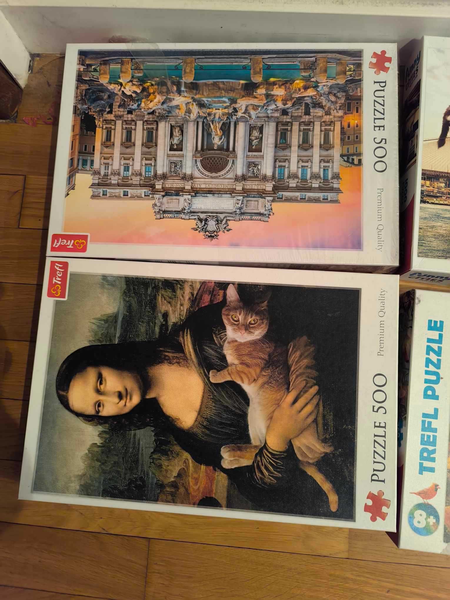 Zestaw Puzzli różne rodzaje