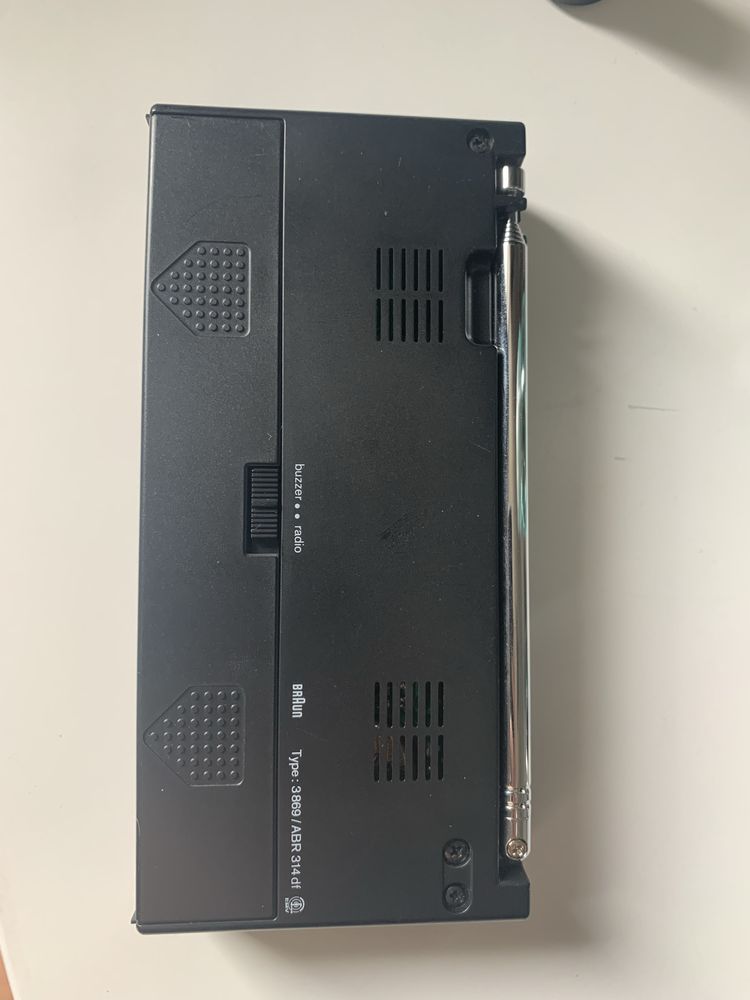 Radziobudzik budzik vintage Braun ABR 314df (typ 3869)