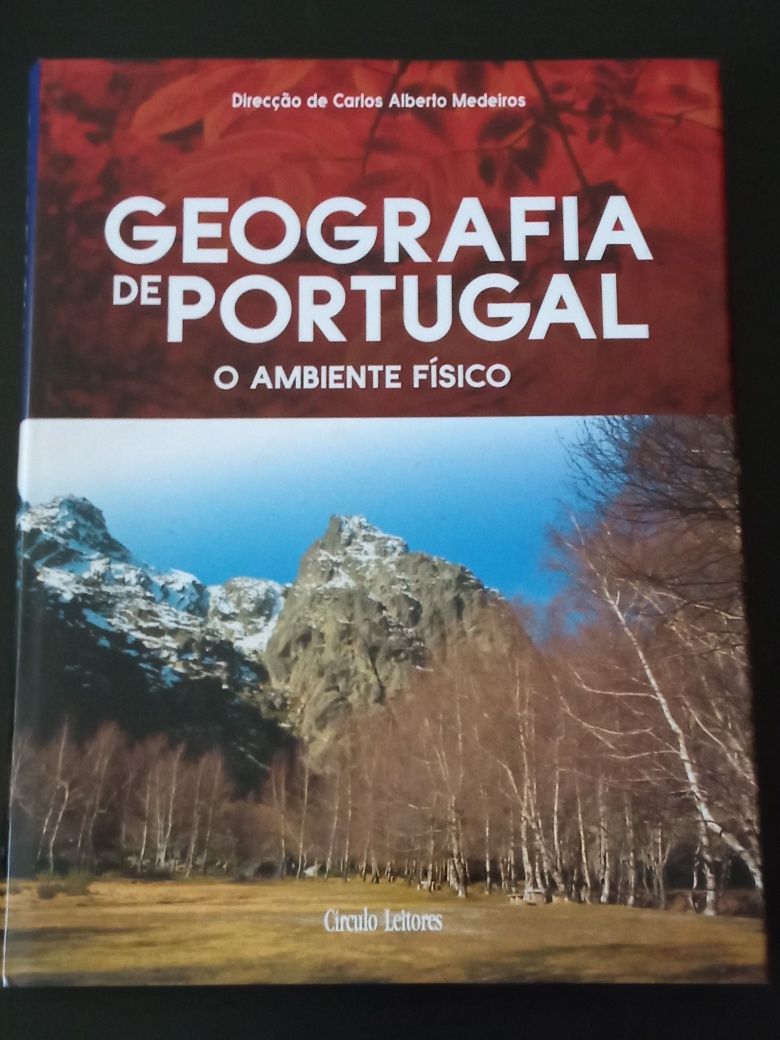 4 Volumes Geografia de Portugal do Círculo de Leitores