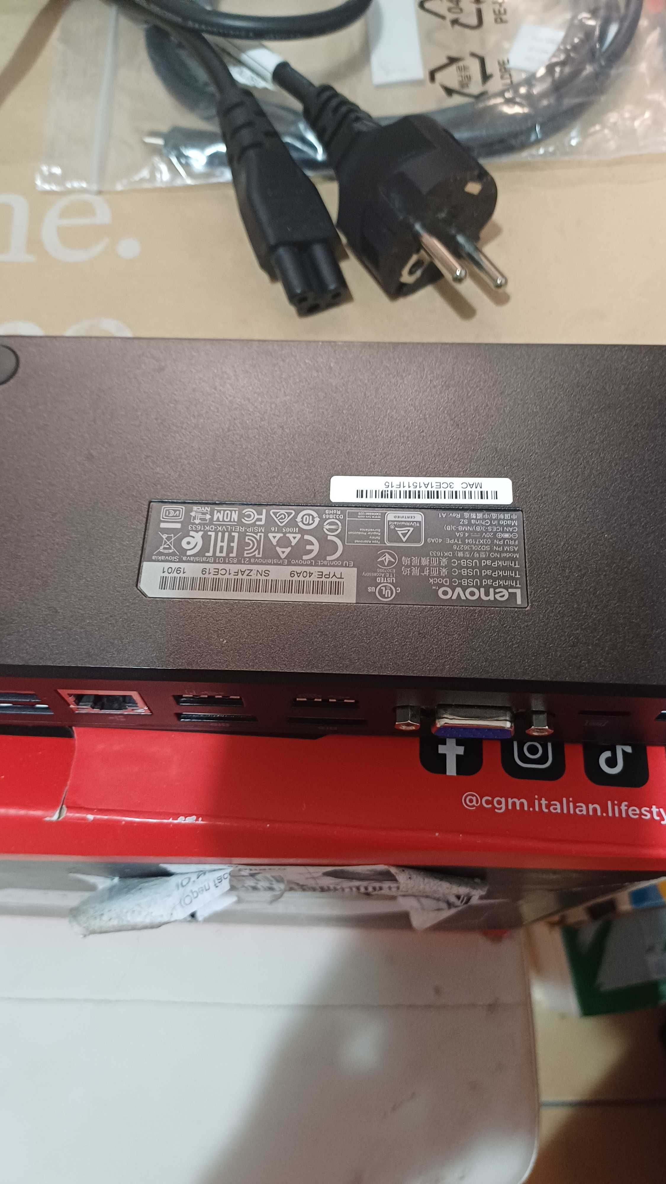 Stacja dokująca Lenovo 40A9.