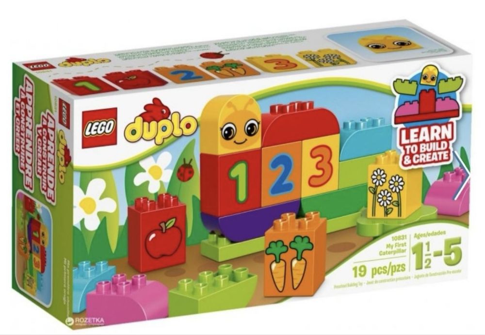 Конструктор LEGO Duplo 10831 "Моя первая бабочка"