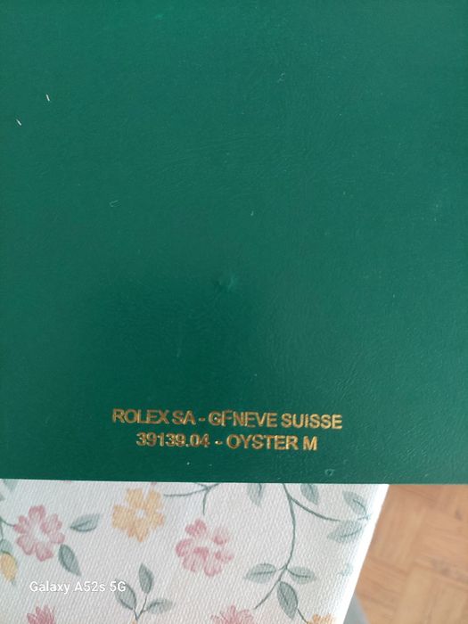 Caixa relógio Rolex