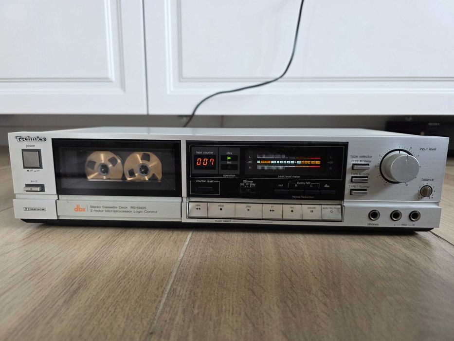Magnetofon Technics RS-B405 po SERWISIE