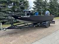 Aluminiowa łódź TIM 430 ULTRA MARINE + przyczepa BRENDERUP Premium