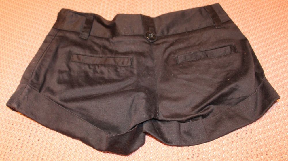 Calções acetinados pretos