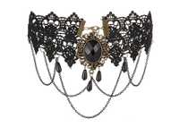 Choker koronkowy Gothic Nowy