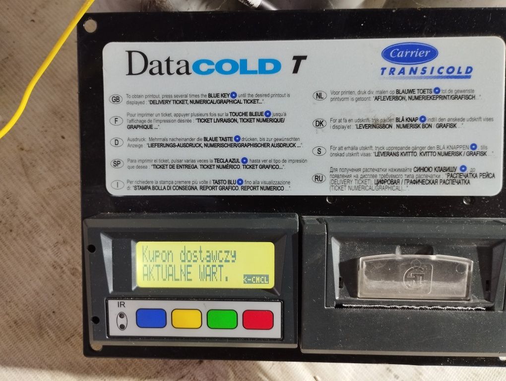 Drukarka Carrier Data Cold Euroscan