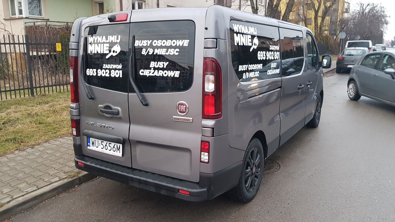 Wynajem wypożyczalnia busa busów 9 , 8 osobowych i dostawczych.