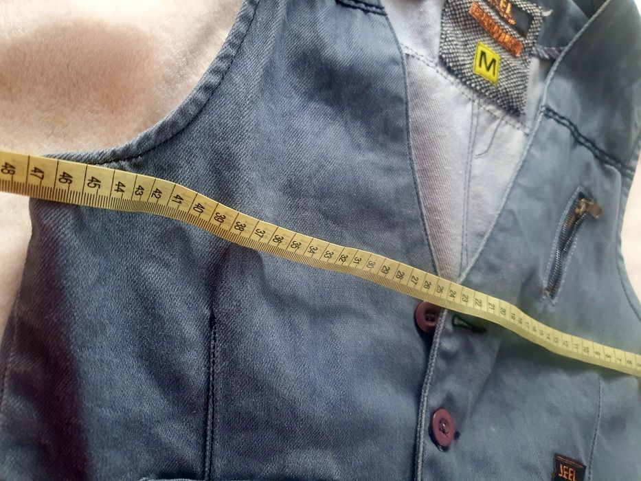 Kamizelka damska dżinsowa M