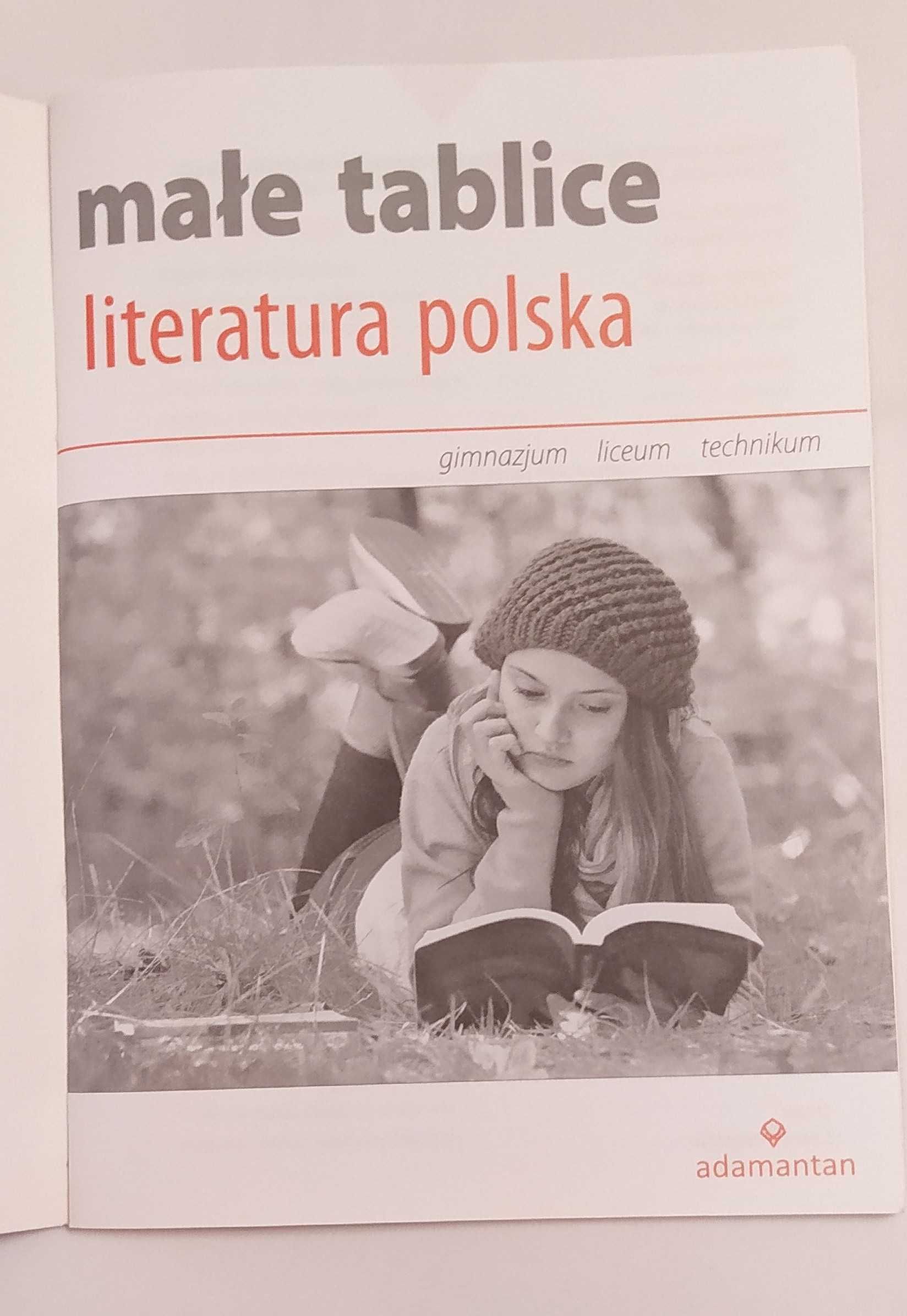 MAŁE TABLICE literatura polska