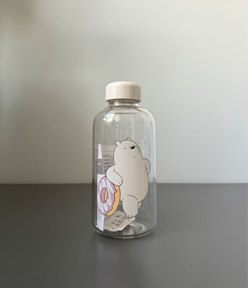 Бутылка 600 мл Miniso We Bare Bears