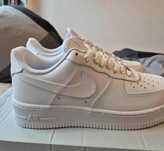 Całe białe Nike Air Force 1 07 sneakersy damskie modne NOWE 40,5
