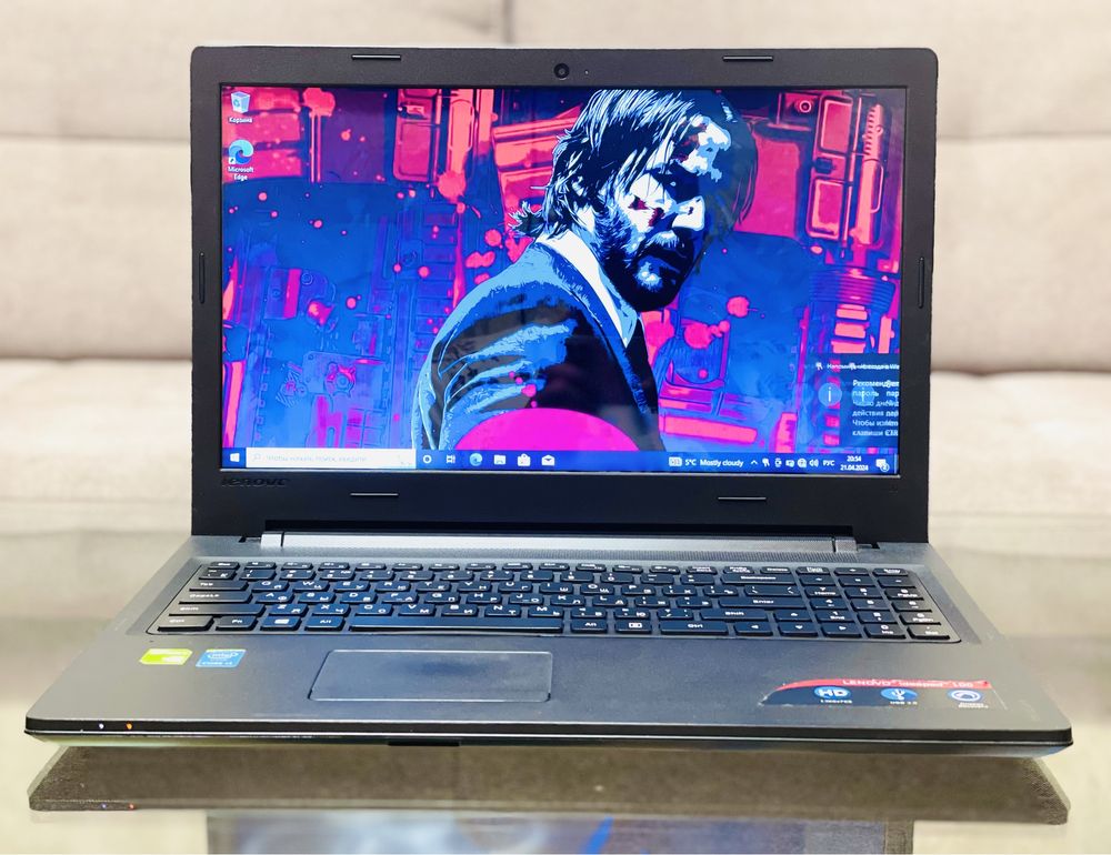 Lenovo 100-15/Core i3-5005U/2.0 GHz/8 ГБ/SSD 128/GeForce 920MX/2ГБ