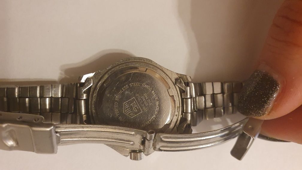 Zegarek srebrny TagHeuer