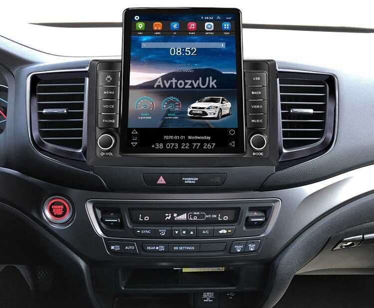 Магнитола Honda PILOT Хонда ПИЛОТ 2 дин GPS USB TV CarPlay Android 13