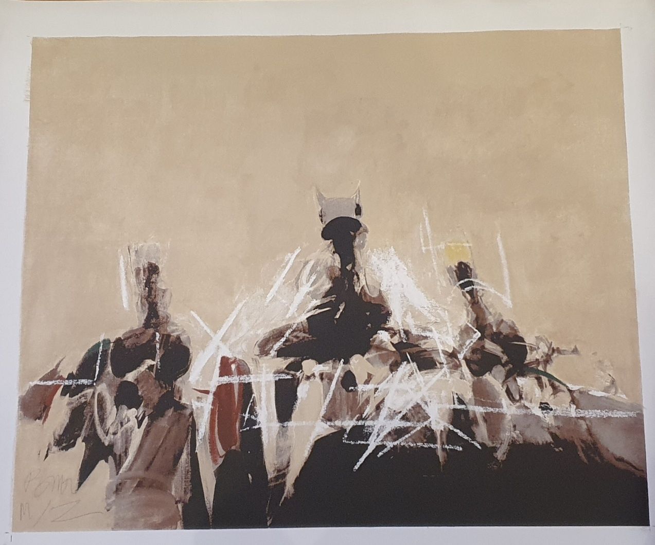 Les Vincennes, serigrafia de Júlio Pomar