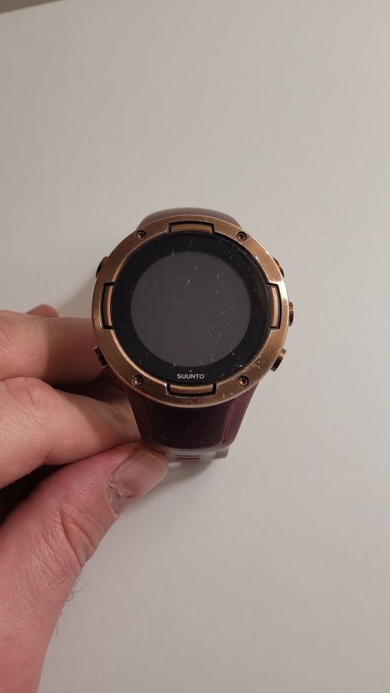 Damski zegarek sportowy suunto 5 burgundowy
