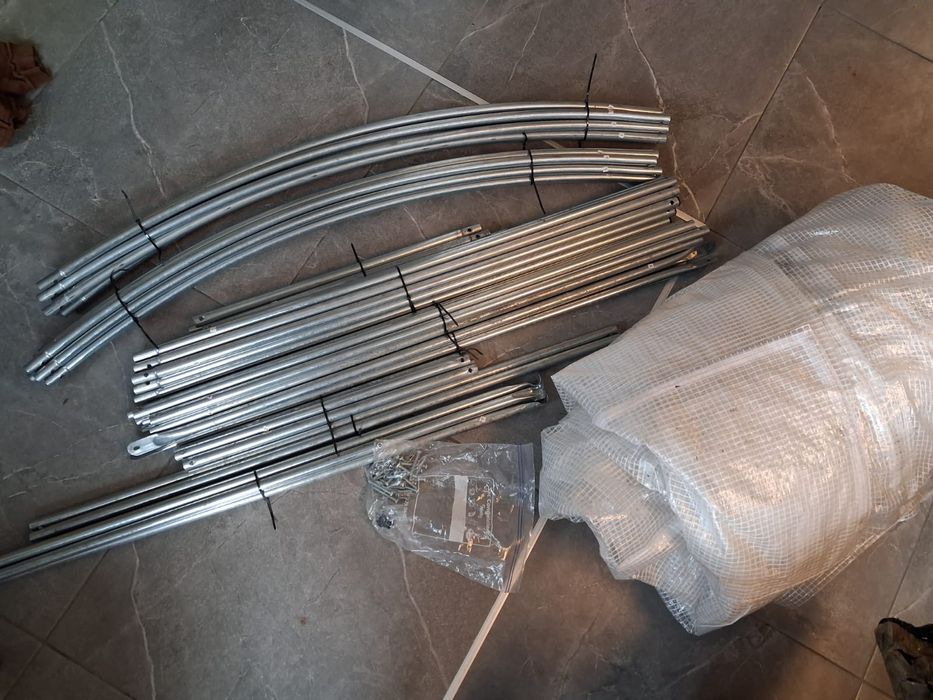 VOUNOT Szklarnia foliowa, ściany boczne, zwijana, odporna na warunki