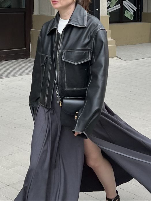 Куртка шкіряна, натуральна шкіра