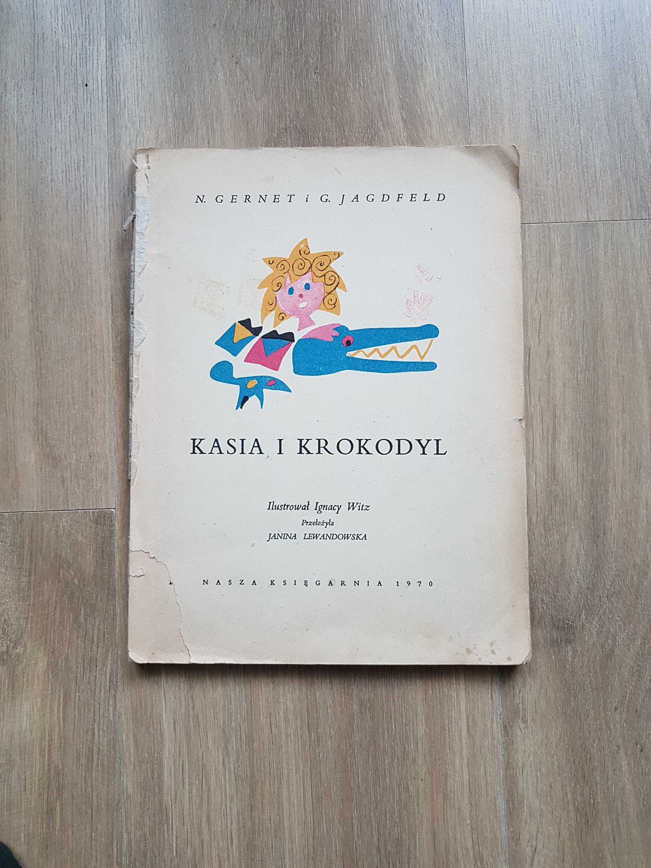 Bajki PRL 1970r Kasia i Krokodyl N. Gernet i G. Jagdfeld