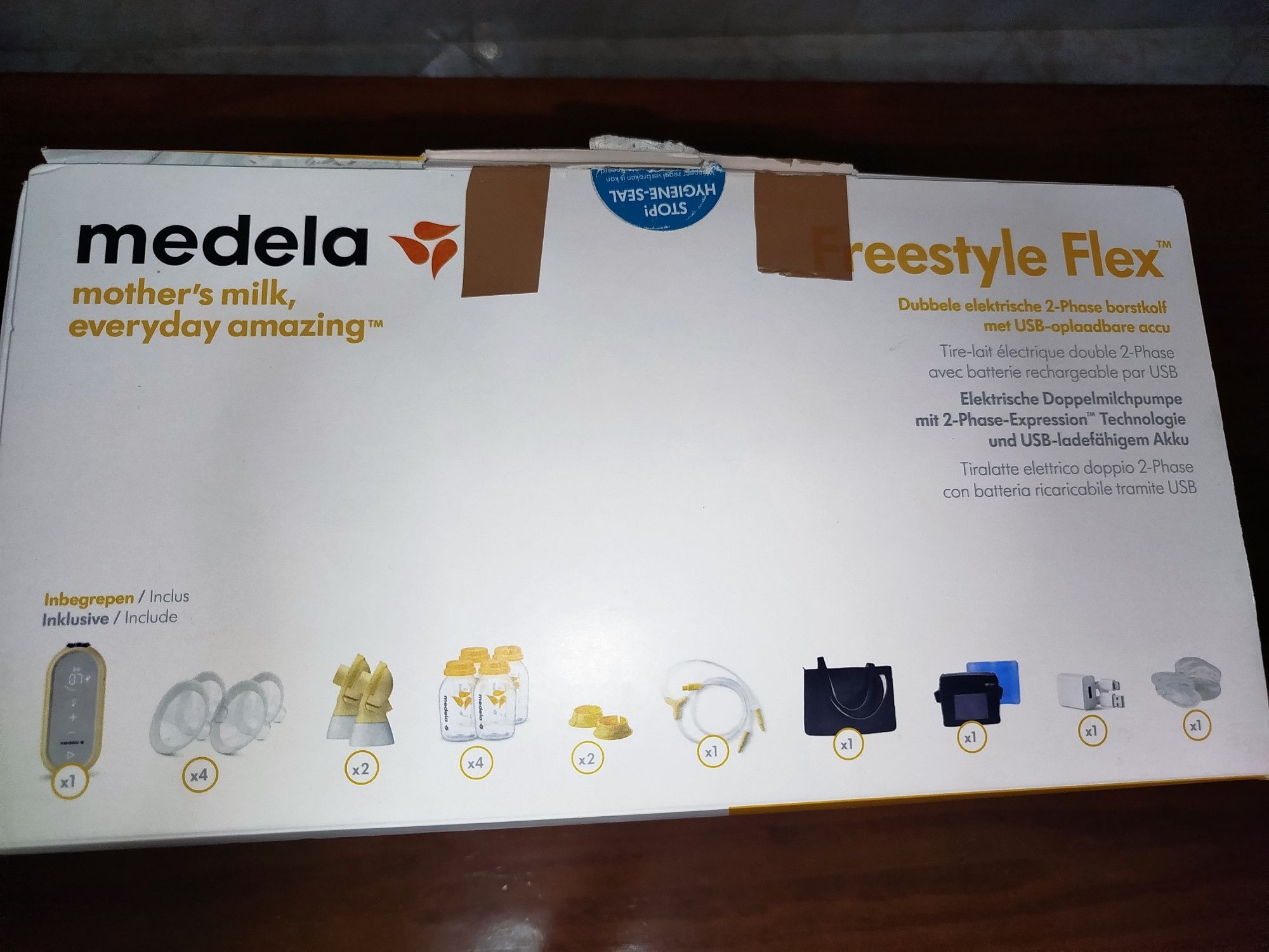 medela bomba tira leite dupla freestyle premium pack