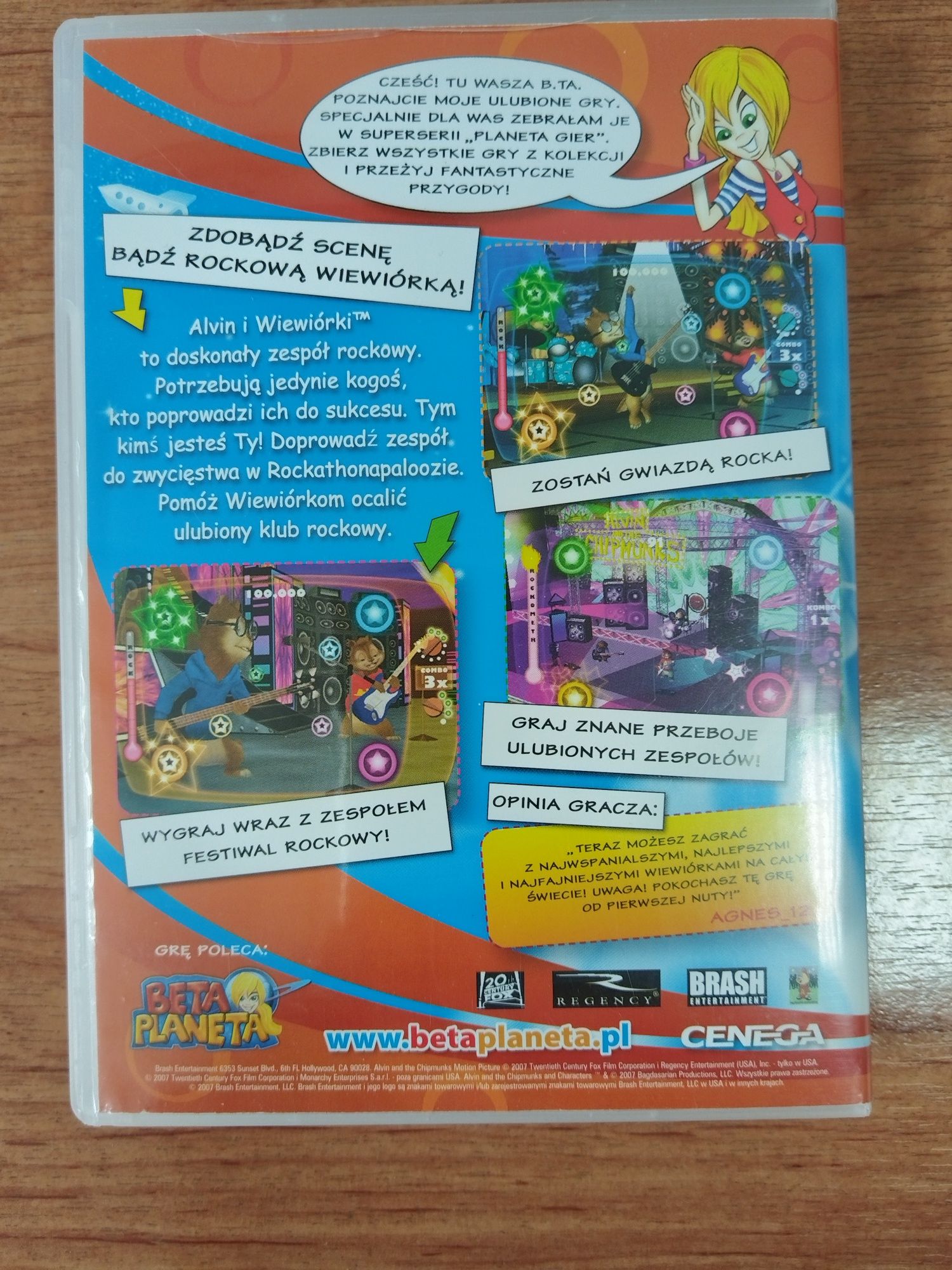 Gra PC CD Alvin i wiewiórki