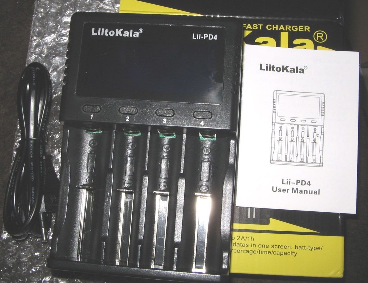 Зарядний пристрій Liitokala Lii-PD4 для 18650 і інших