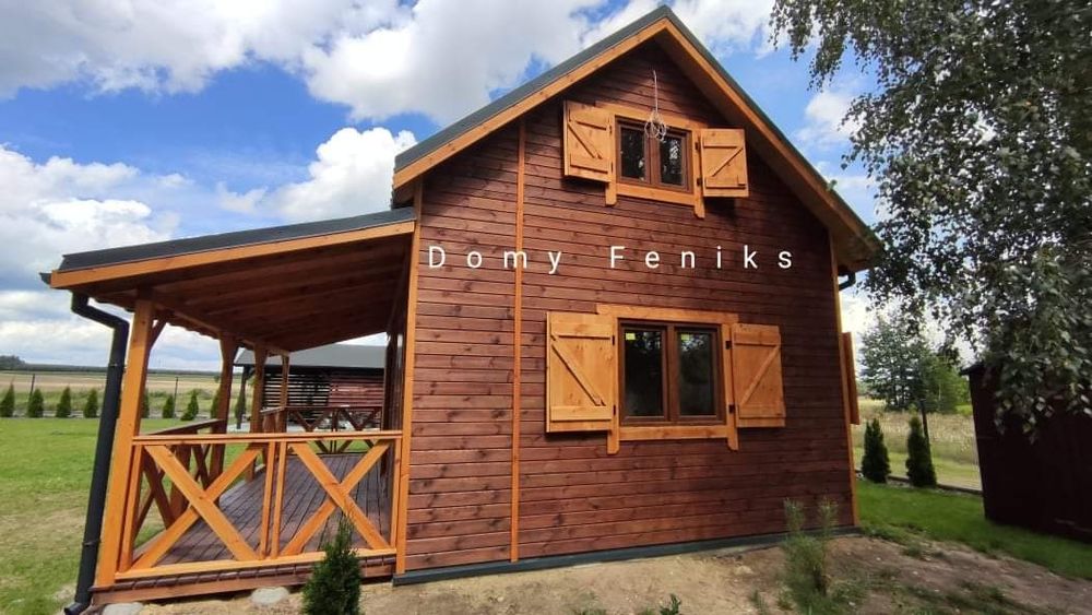 Domek Letniskowy / Całoroczny 35m2  Szkieletowy - Producent !! do 70m2