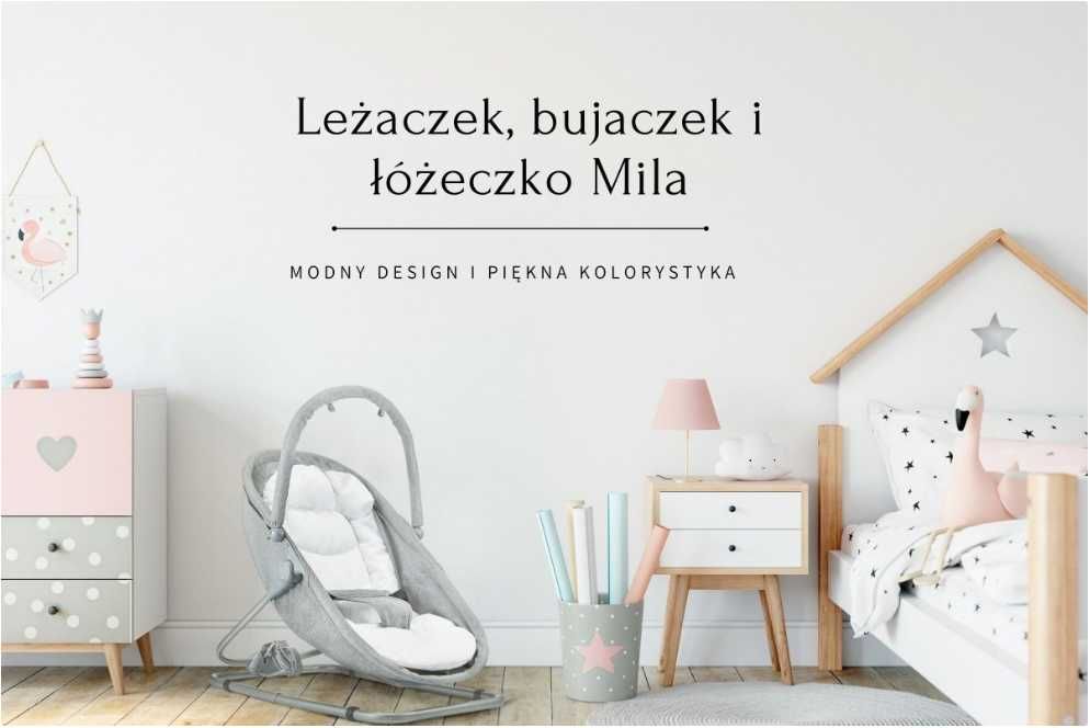 Leżaczek + Bujaczek + Łóżeczko 3w1 - Moby-System MILA