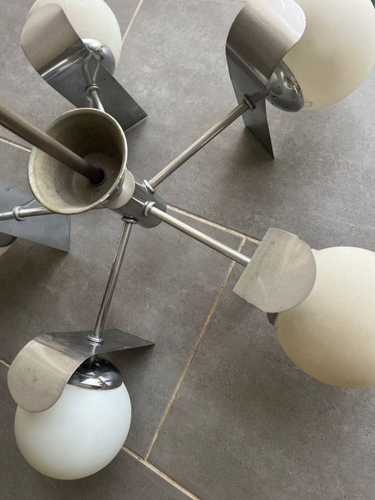 Mid century metal ceiling lamp
