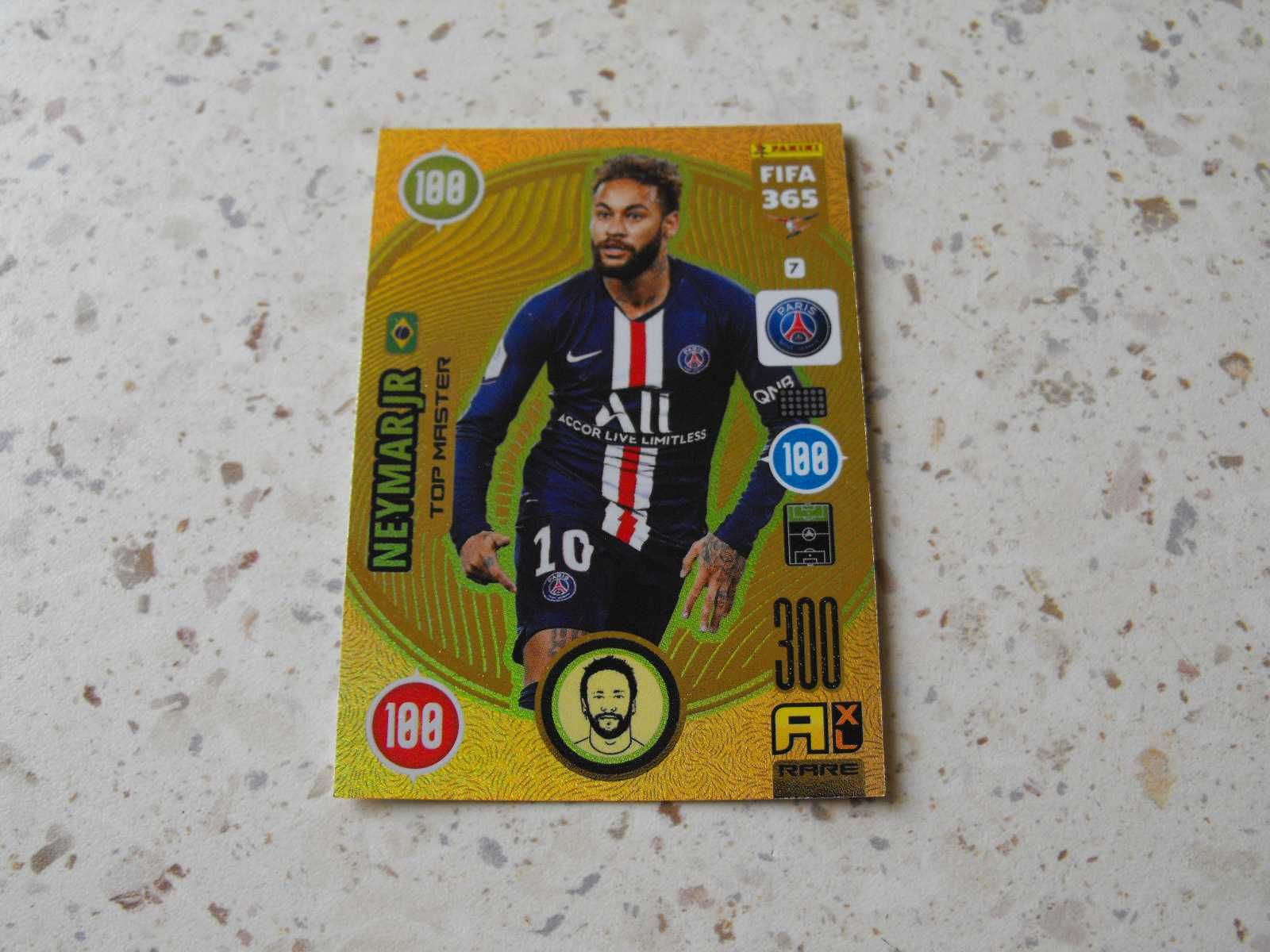 Karta RARE TOP MASTER nr.7 FIFA 365 v 2021, NEYMAR JR